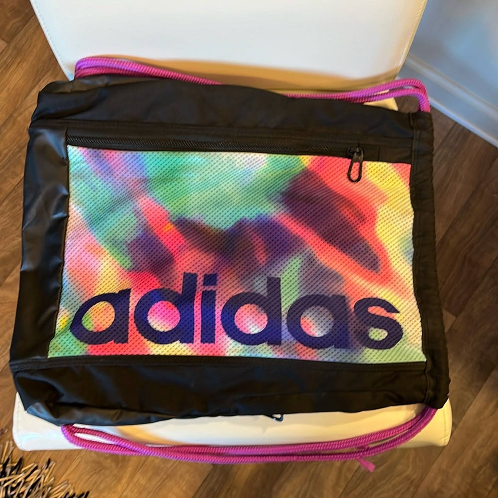 Adidas tie-dyed backpack computer bag